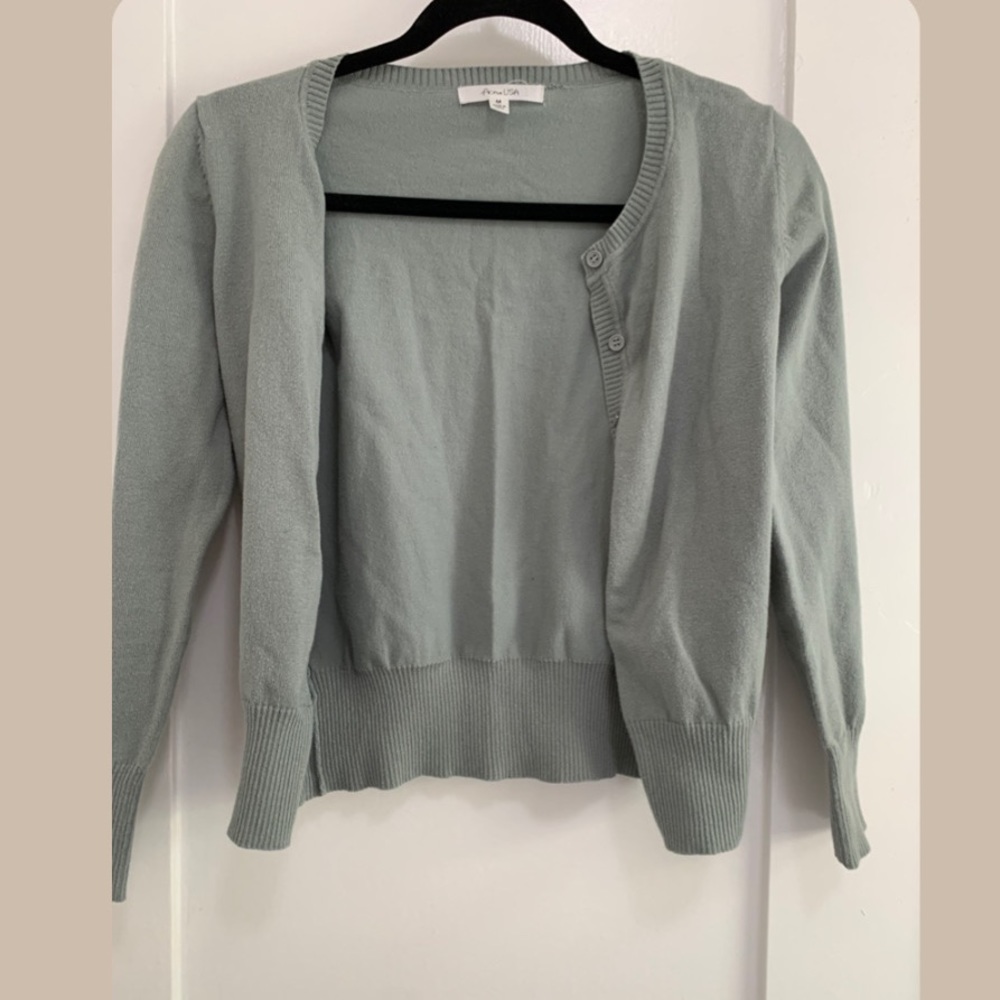 Sage cardigan